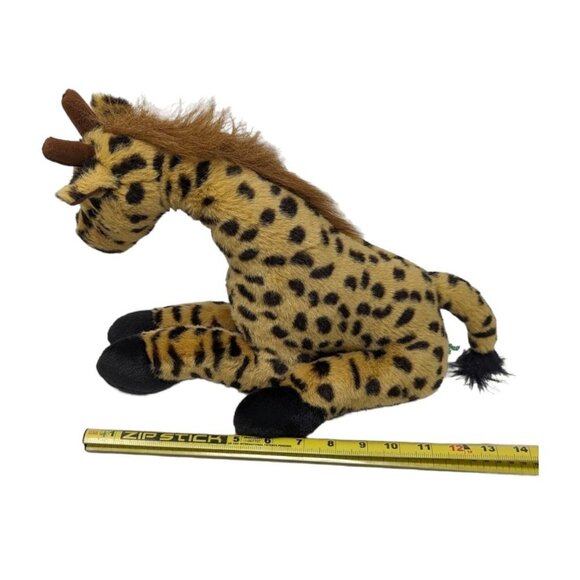 Rainforest Cafe Yellow Black Spotted Giraffe Plush Stuffed Animal Soft Toy 14" - Picture 7 of 9